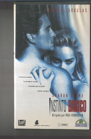 VIDEO VHS: Instinto Basico