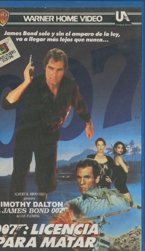 VIDEO VHS: 007 Licencia para matar