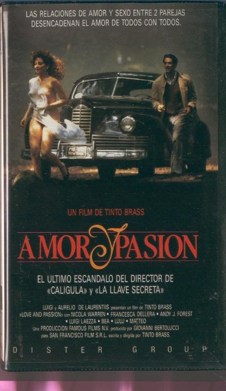 VIDEO VHS: Amor y pasion