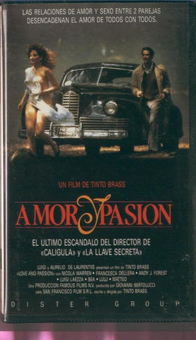 VIDEO VHS: Amor y pasion