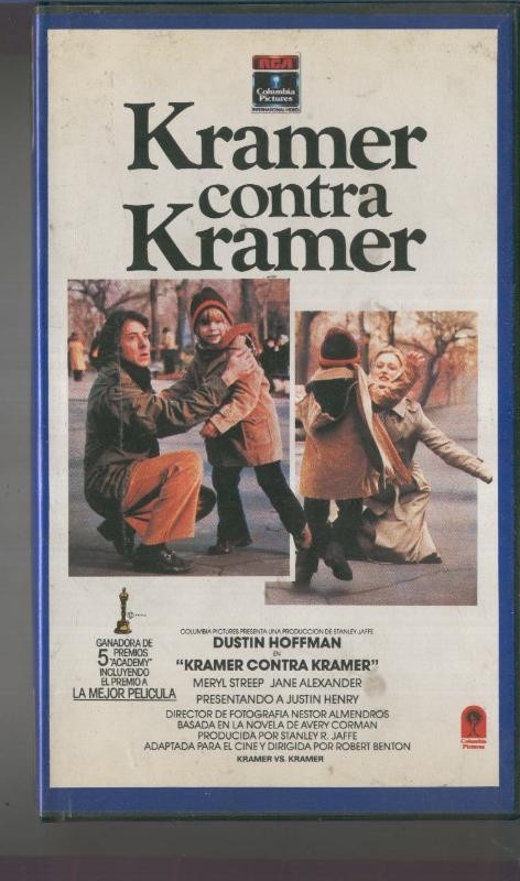 VIDEO VHS: Kramer contra Kramer
