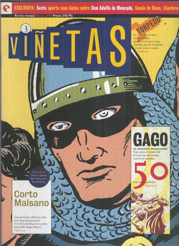 Glenat: Viñetas revista mensual numero 03 (articulo sobre Manuel Gago)