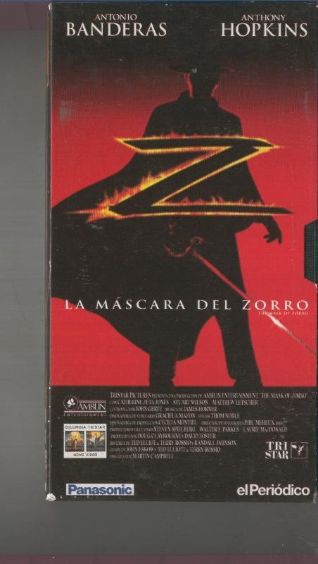 Video VHS: La mascara del Zorro