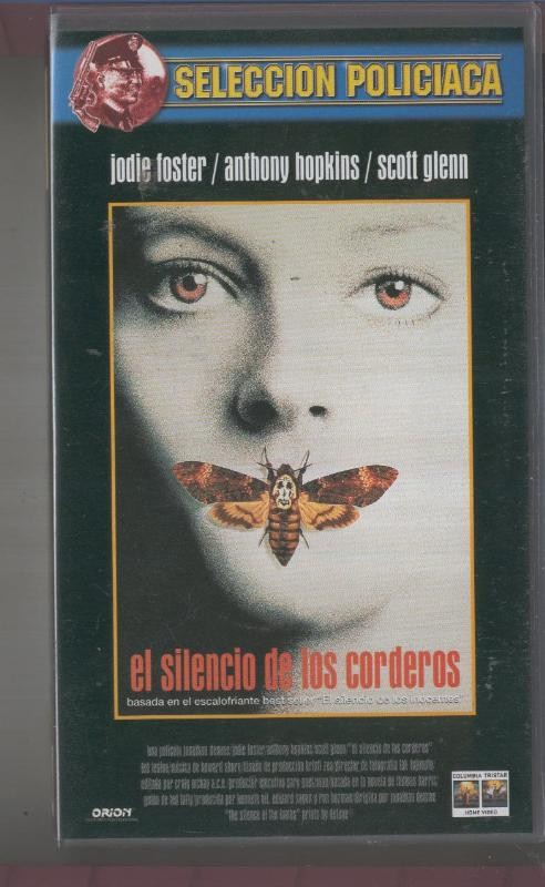 Video VHS: El silencio de los corderos