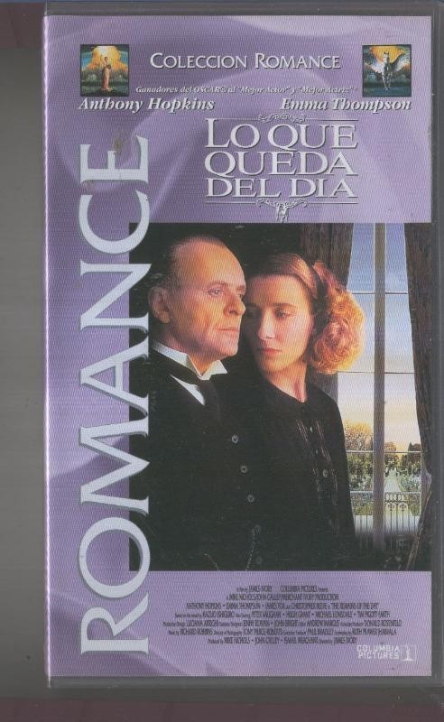 Video VHS: Lo que queda del dia