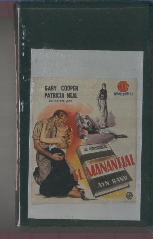 Video VHS: El manantial