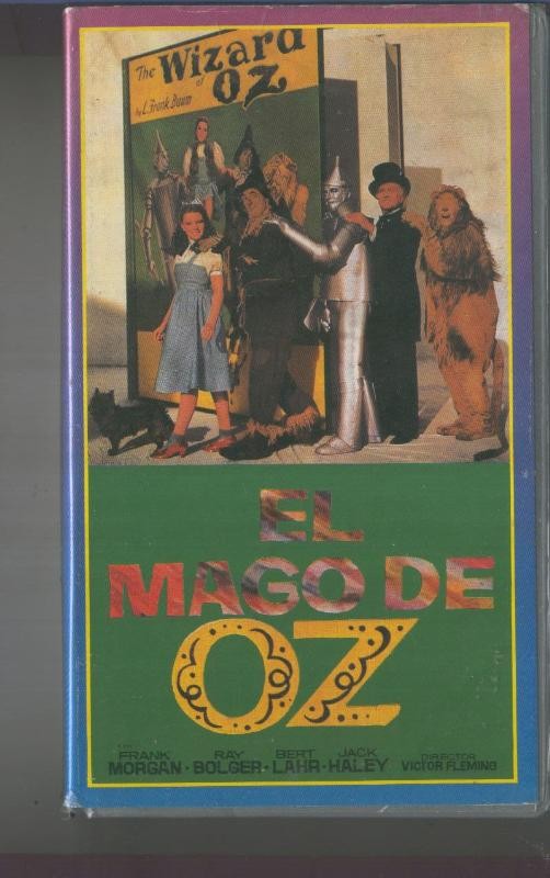 Video VHS: El mago de Oz