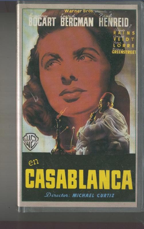 Video VHS: Casablanca Michael Curtiz