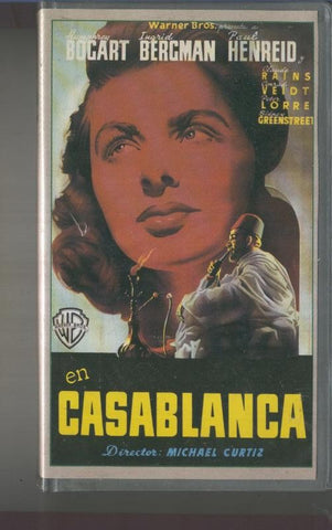 Video VHS: Casablanca Michael Curtiz