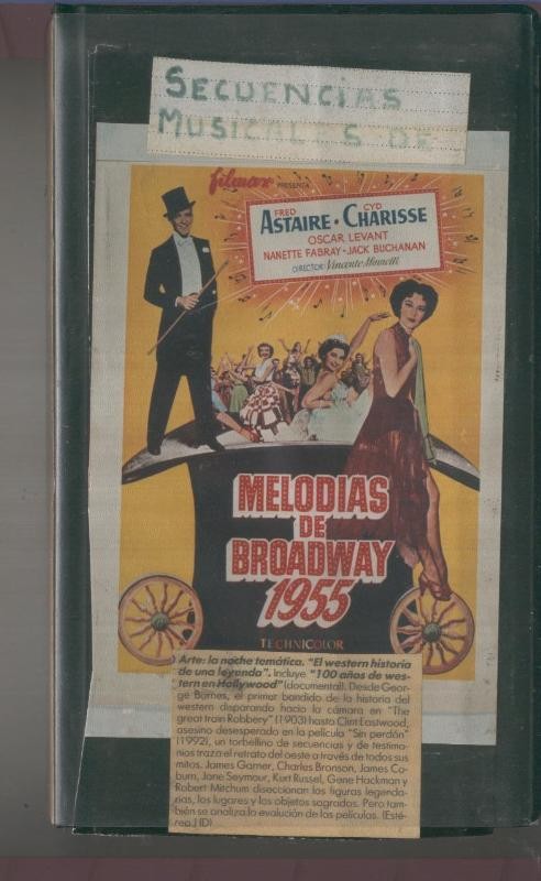 Video VHS: Melodias de Broadway
