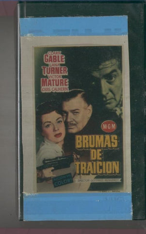 Video VHS: Brumas de traicion