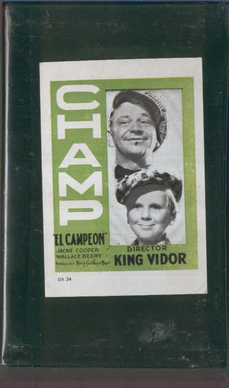 Video VHS: Champ El campeon