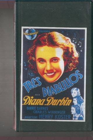 Video VHS: Tres diablillos