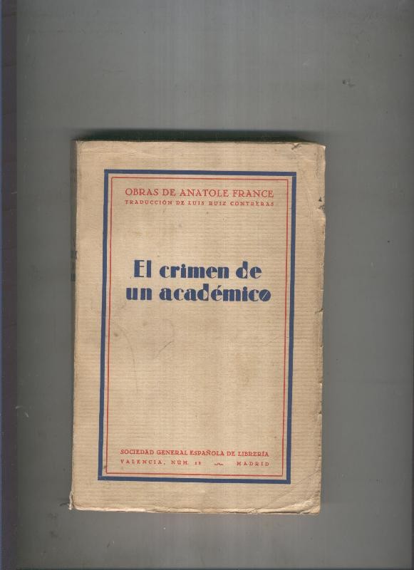 El crimen de un academico