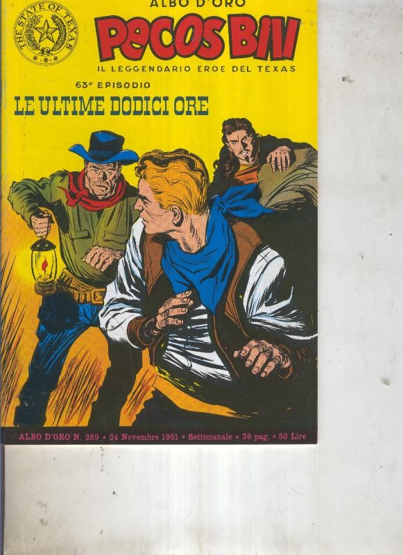 Pecos Bill numero 289 Le ultime dodici ore