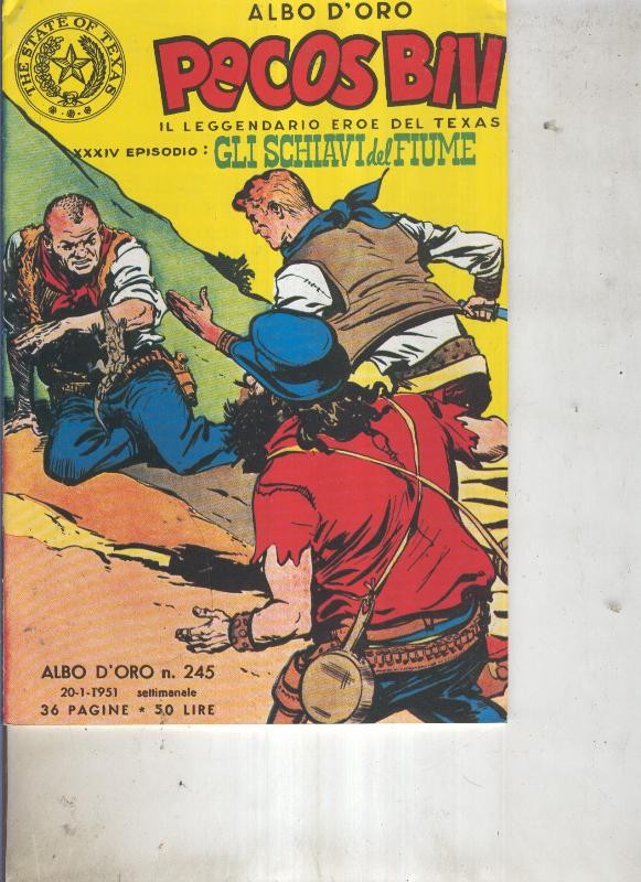 Pecos Bill numero 245 Gli schiavi del fiume