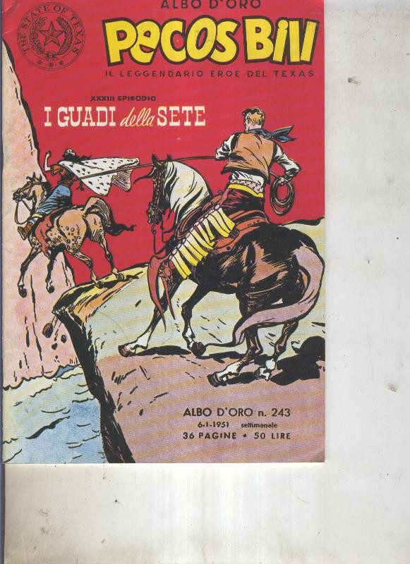 Pecos Bill numero 243 I guadi della sete