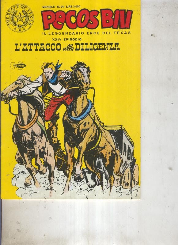Pecos Bill numero 24 Lattacco alla diligenza