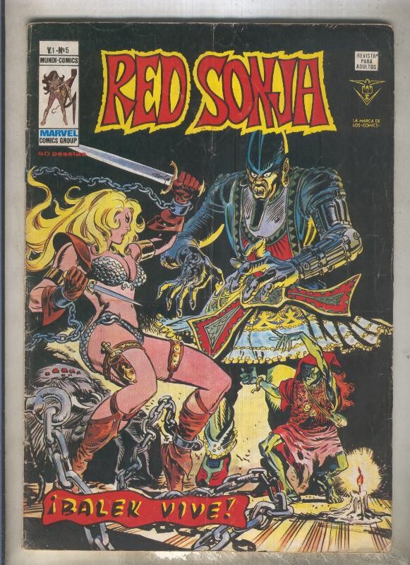 Red Sonja numero 05 (numerado 2 en trasera)