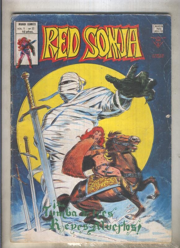 Red Sonja numero 11 (numerado 2 en trasera)