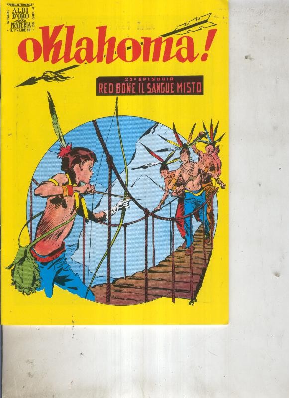 Oklahoma numero 20 Red boneil sangue misto