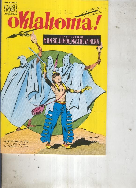 Oklahoma numero 14 Mumbo Jumbo, maschera nera