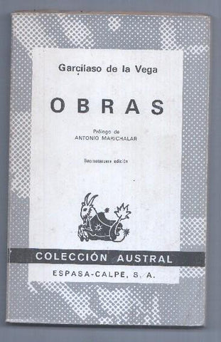 Austral numero 063: Obras de Garcilaso de la Vega