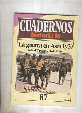 Cuadernos Historia 16 numero 87:La guerra en Asia (3)