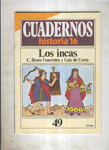 Cuadernos Historia 16 numero 049: Los Incas 