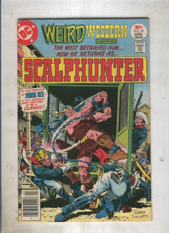Weird Western Tales SCALPHUNTER numero 39