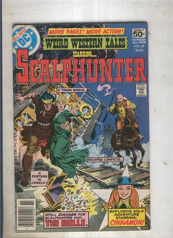 Weird Western Tales SCALPHUNTER numero 49