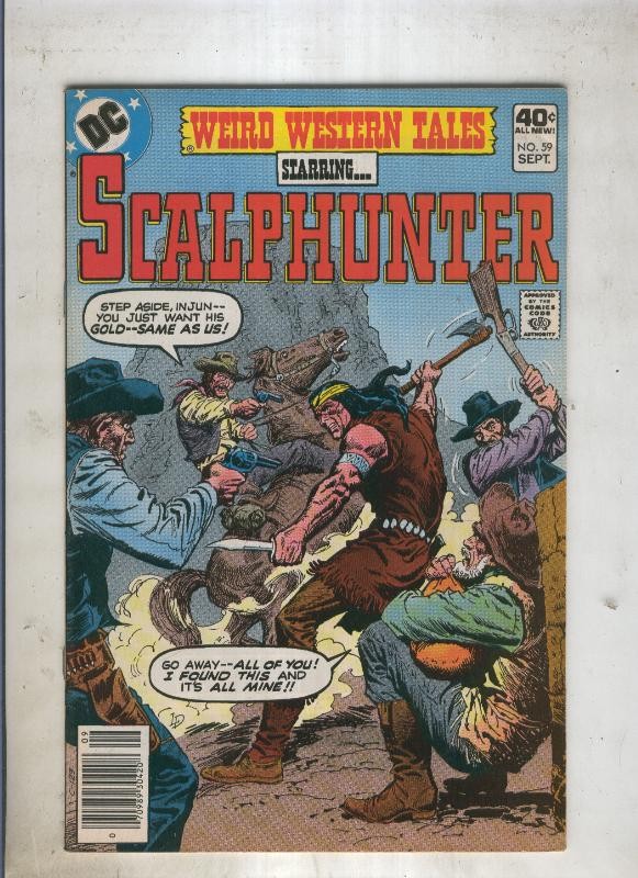 Weird Western Tales SCALPHUNTER numero 59
