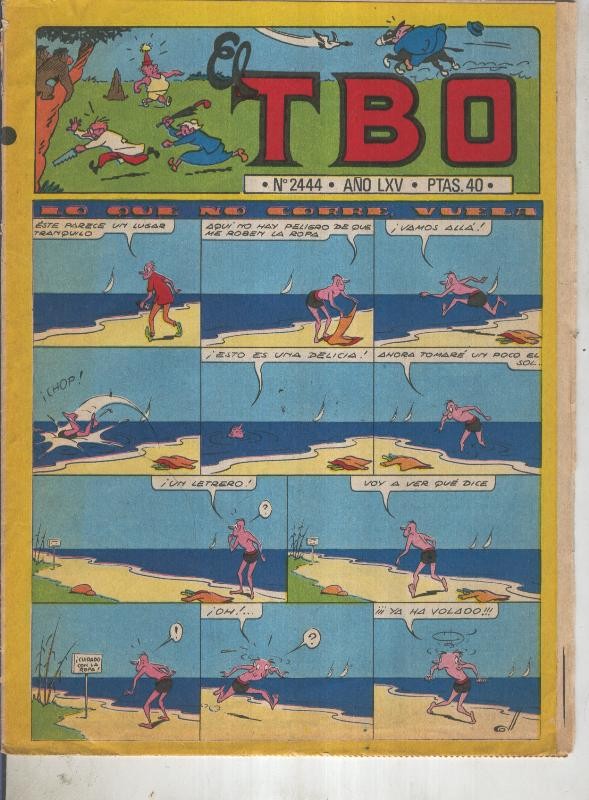 TBO 2000 numero 2444 (numerado 2 en trasera)
