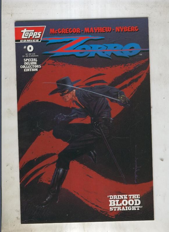 ZORRO 1993 numero 0 edicion Deluxe Collectors Edition