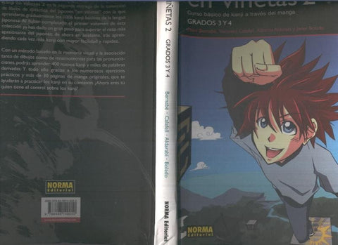 Kanji en viñetas 2: curso basico de kanki a traves del manga, grados 3 y 4