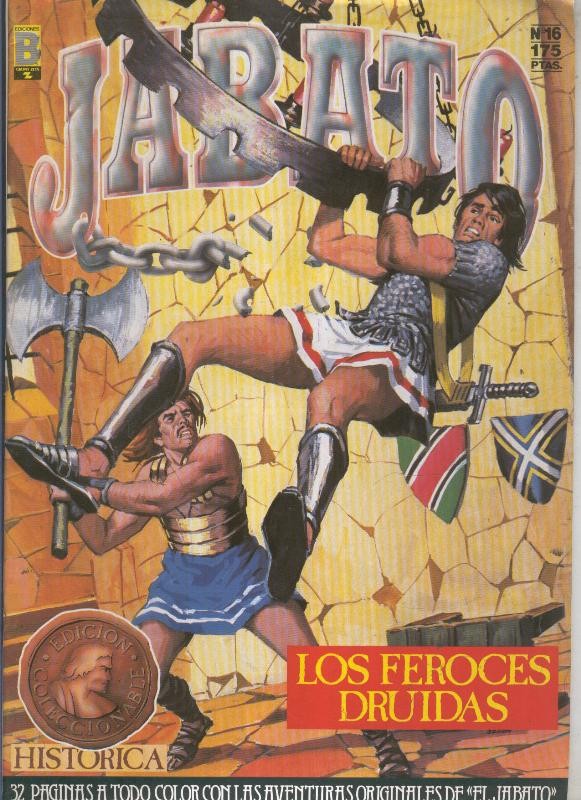 Jabato color primera edicion numero 016:Los feroces druidas