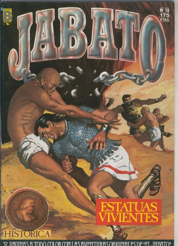 Jabato color primera edicion numero 039:Estatuas vivientes