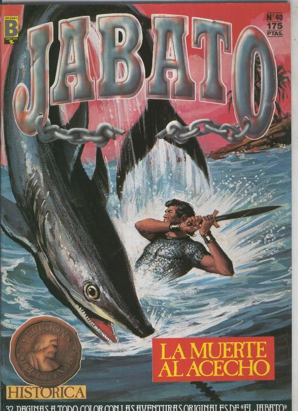 Jabato color primera edicion numero 040:La muerte al acecho