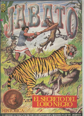 Jabato color primera edicion numero 044:El secreto del lobo negro