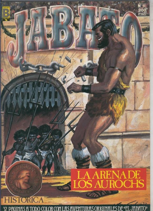 Jabato color primera edicion numero 100:La arena de Los Aurochs