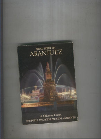 Real sitio de Aranjuez ( plastificaco cubierta estropeado )