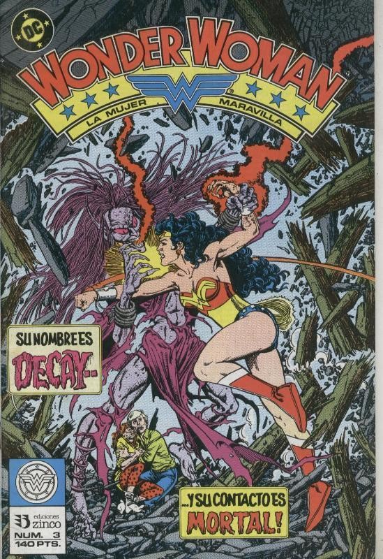 Wonder Woman numero 03 (numerado 3 en interior cubierta)