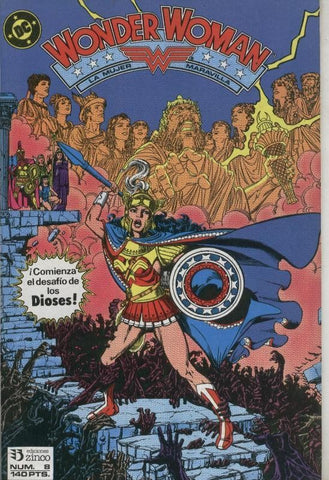 Wonder Woman numero 08 (numerado 1 en interior cubierta)