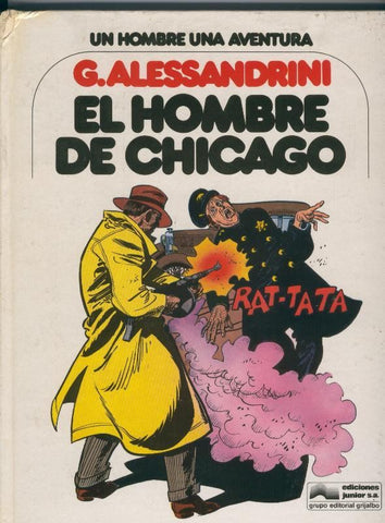 Un hombre, una aventura numero 03: El hombre de Chicago (golpe parte superior lomo)