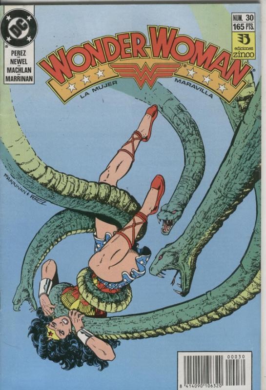 Wonder Woman numero 30 (numerado 1 en interior cubierta)