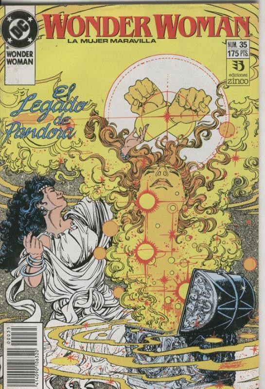Wonder Woman numero 35 (numerado 1 en interior cubierta)
