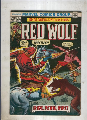 RED WOLF edicion 1972 numero 06