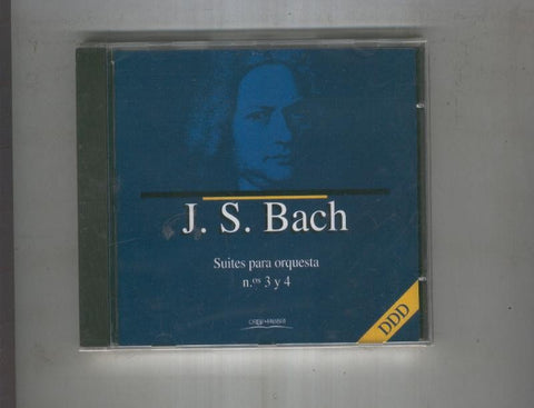 CD: J.S Bach Suites para Orquesta numeros 03 y 04