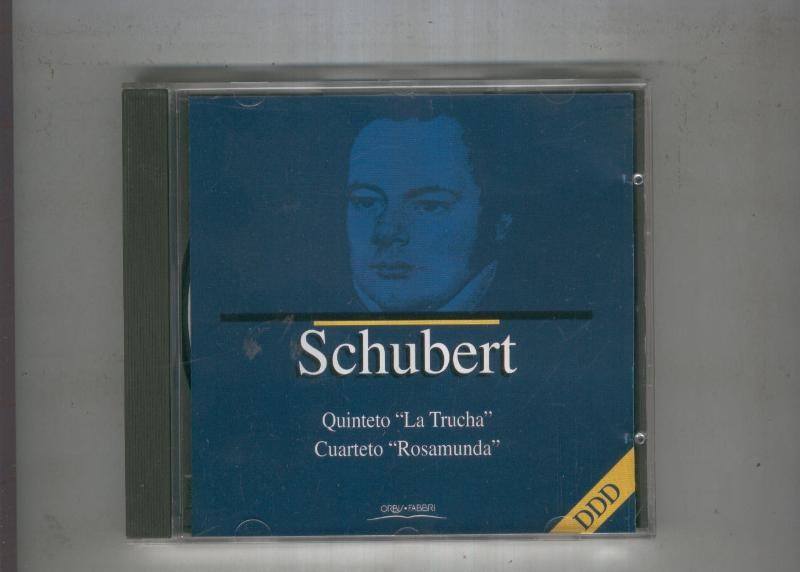 CD: Schubert quinteto LA TRUCHA  y cuarteto ROSAMUNDA