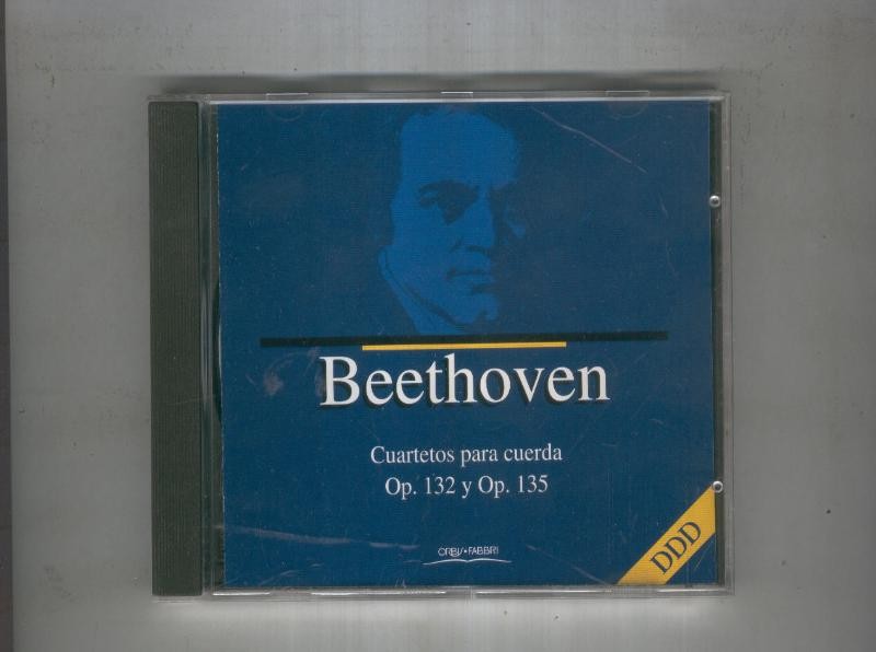 CD: BEETHOVEN Cuartetos para cuerda 132 y 135